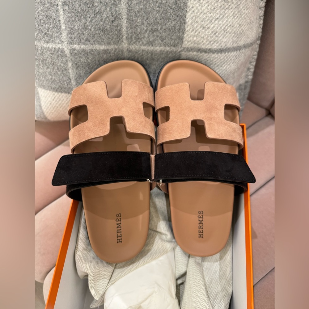 Hermes Chypre Sandals Brand New In Box 37 EU